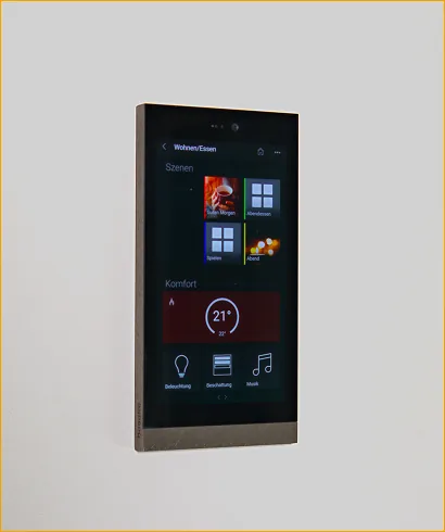 Wandbedienteil für die Smart-Home-Steuerung