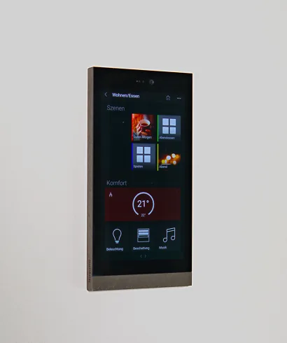 Wandbedienteil für die Smart-Home-Steuerung